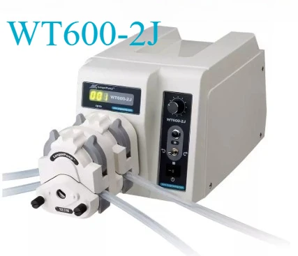 WT600-2J Industrial Peristaltic Pump Large Flow High Precision for Laboratory Chemical Water Treatment