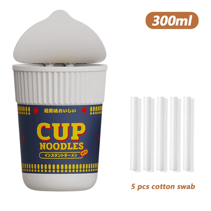 Cup Noodle Humidifier 300ML Ultrasonic USB Aroma Air Diffuser 2000 mAh battery Aromatherapy Humidificador Home Difusor