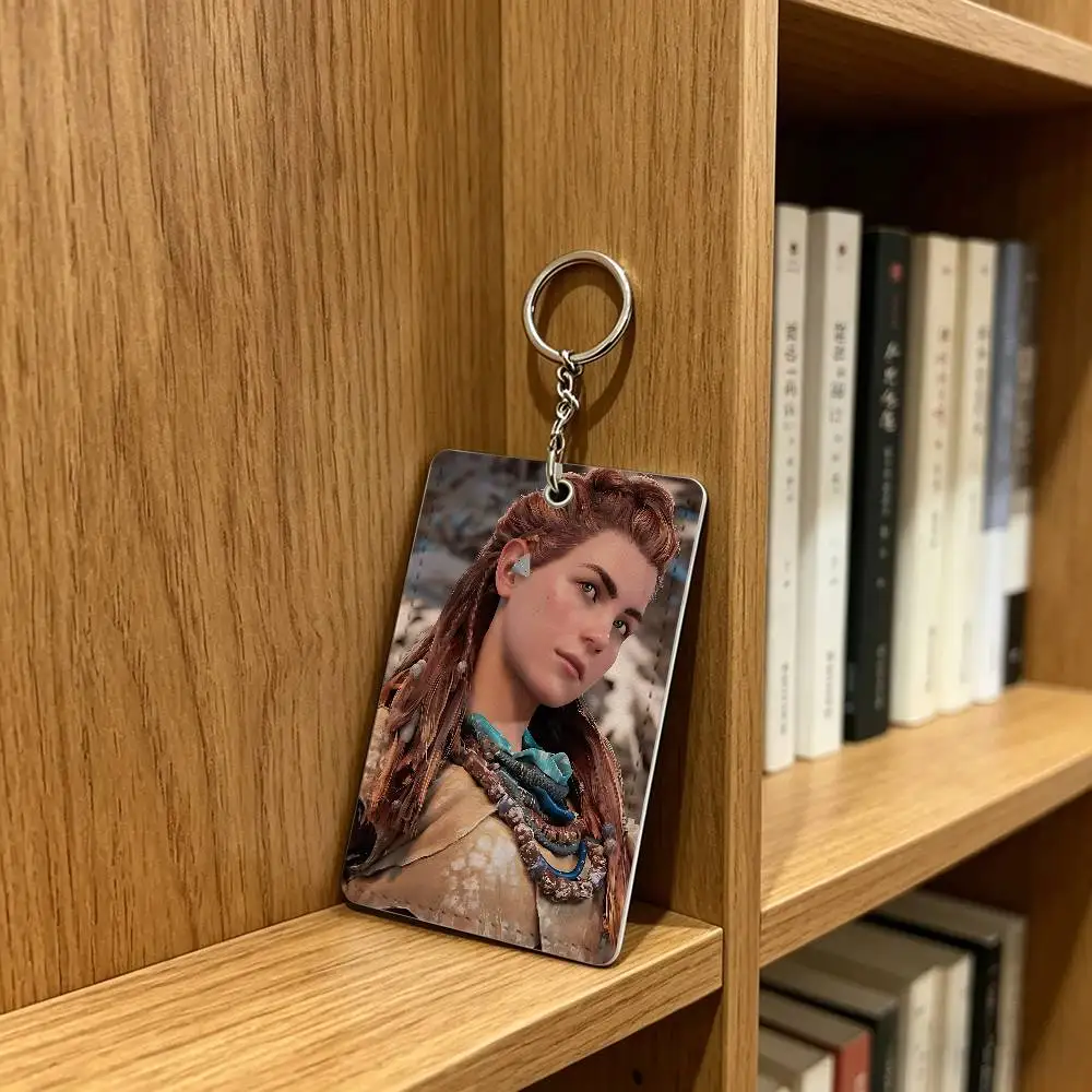 Aloy H-Horizon Z-Zero Dawn Card Holder Keychain