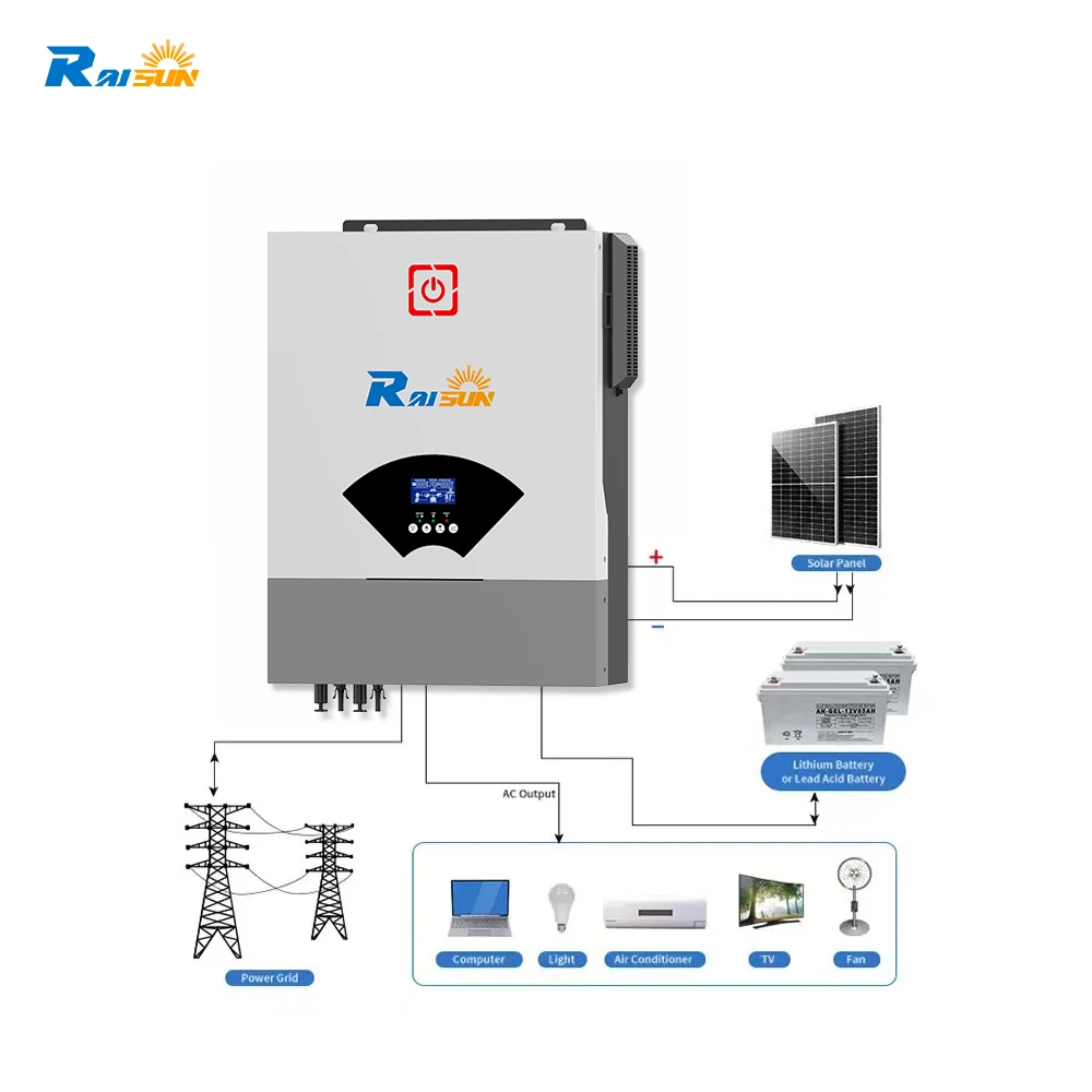 MPPT Hybrid Solar Sicile, 10KW sur réseau, hors réseau