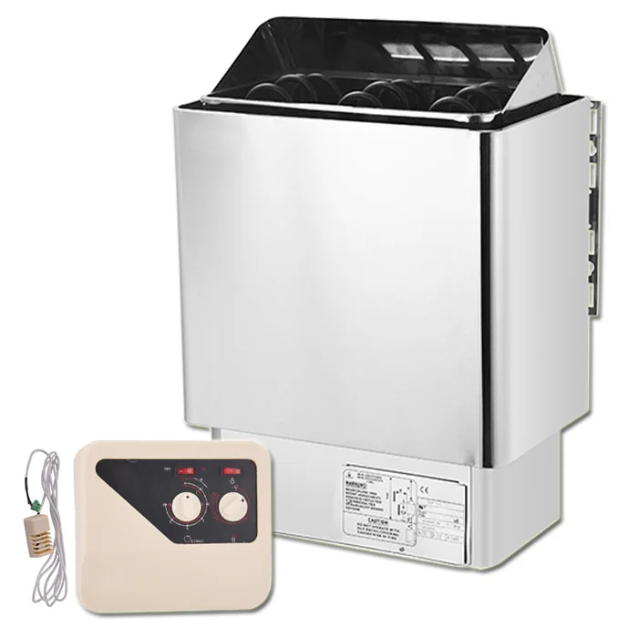 Sauna equipment Internal and external control sauna stove 3kw 4.5kw 6kw 9kw stainless steel dry sauna heater electric for sale