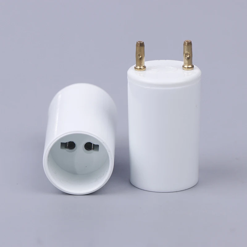5Pcs/pack 14W 28W T5 To T8/ T8 To T5 Fluorescent Lamp Adapter T8-T5 Tube Base Adapter G13 To G5 Lamp Base Holder Converter White