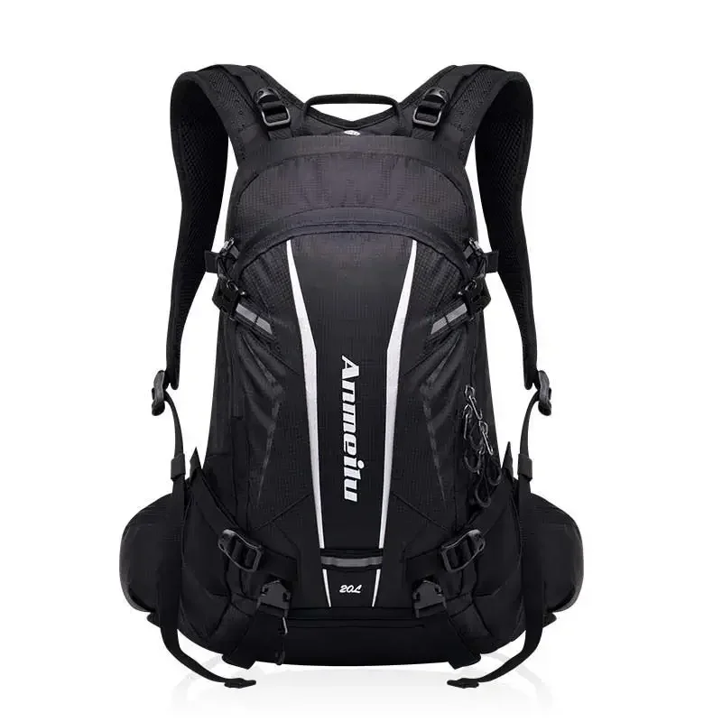 Large Capacity Cycling Backpack with Rain Cover, Bicycle Shoulder Bag, Hiking, Climbing, Camping, MTB Bike Bag, Sports Backpack,