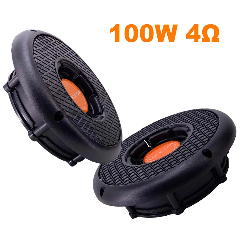 

100W 4ohm HD Audio Speaker Full Range Power Loudspeakers Portable 2.0 HiFi System Automotive Home Ceiling Theater Media Speakers