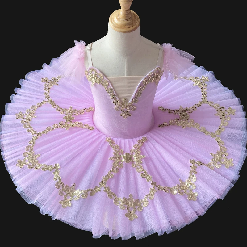 ballerina birthday dress Pink and Gold Ballerina Tutu Outfit main image 0