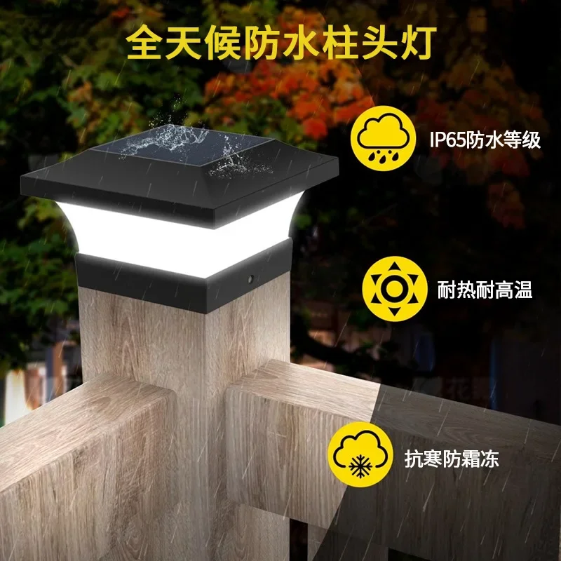

Nice Solar Courtyard Lamp Outdoor Atmosphere Light Square Post Lights Garden Decor Energy Saving Environmental Protection Water