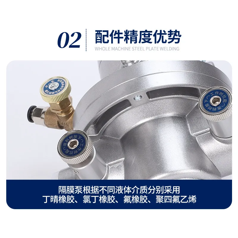 YSD-03A Single-Way Pneumatic Diaphragm Ink & Glue Pump For Carton Water Ink Printing Laminating Gravure Coating Machine