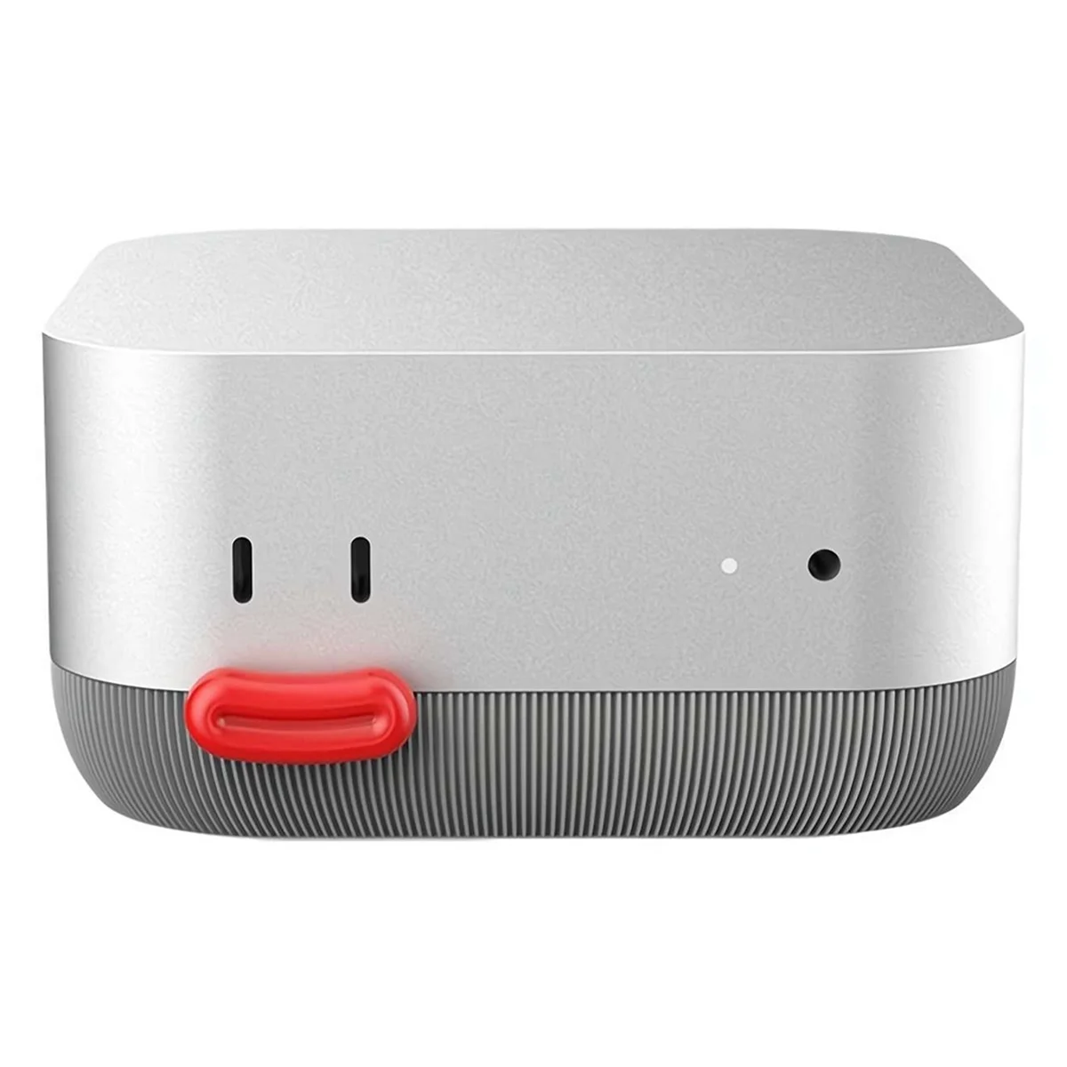 ABGV 3D Printing Computer Base Power Button Front Heat Dissipation Bracket Host Accessories for Macmini Light Grey