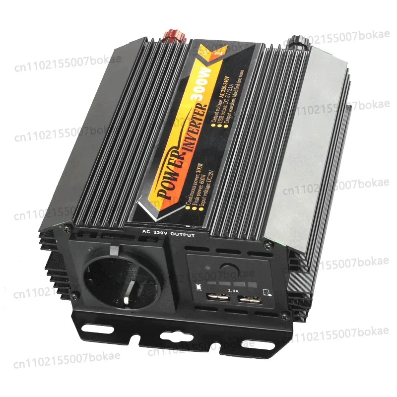 Automotive 24v inverter, modified sine wave, dual usb, battery level display, 300w power inverter
