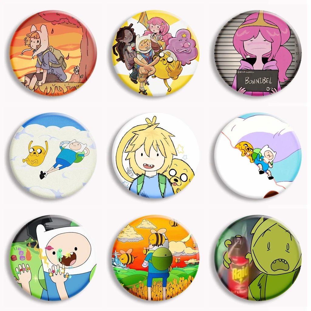 Cartoon Adventure Anime Soft Button Pin Cup Finn Princess Jack BMO Funny Brooch Badge Backpack Bag Accessories Fans Collect Gift