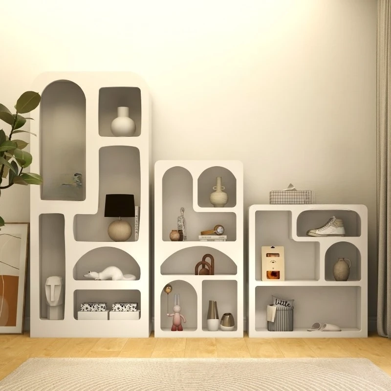 Cream wind living room locker cave cabinet porch decorative cabinet living room bookcase