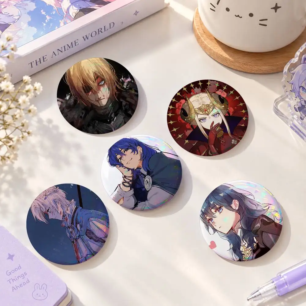 Fire Em-blem- Fashion Button Badge Pin Set Cool Anime Game Cartoon Music Design Brooch For Backpack Clothes