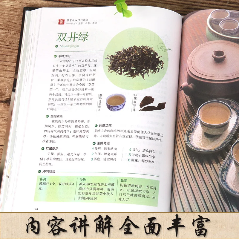 Arte de té desde la entrada hasta el dominio reconocimiento/Reconocimiento/sabor de té de tapa dura cultura china Livros