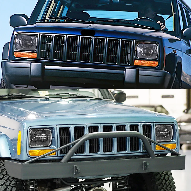5×7 7x6 Inch Square Led Headlight High/Low Beam Led Headlamp for Jeep Wrangler XJ YJ Cherokee H6054 6052 6054 H5054 .