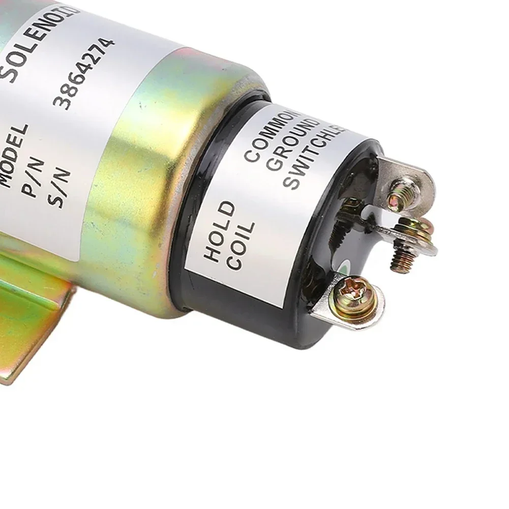 Stop Solenoid Valve For Caterpillar S6K 6D31 E70B 320B 320C And For Cummins Engines Compatible With Original Cat