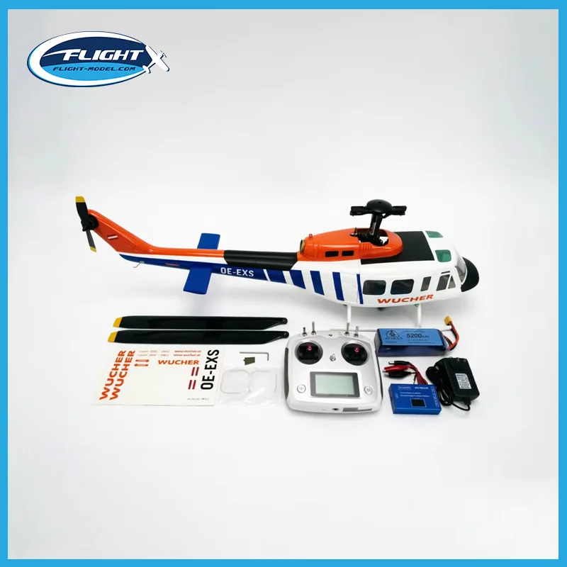 HSM470RUHEXS 470L UH1D RC Helicopter RTF Complete Simulation Scale Aircraft Hobby Fly Ready Model
