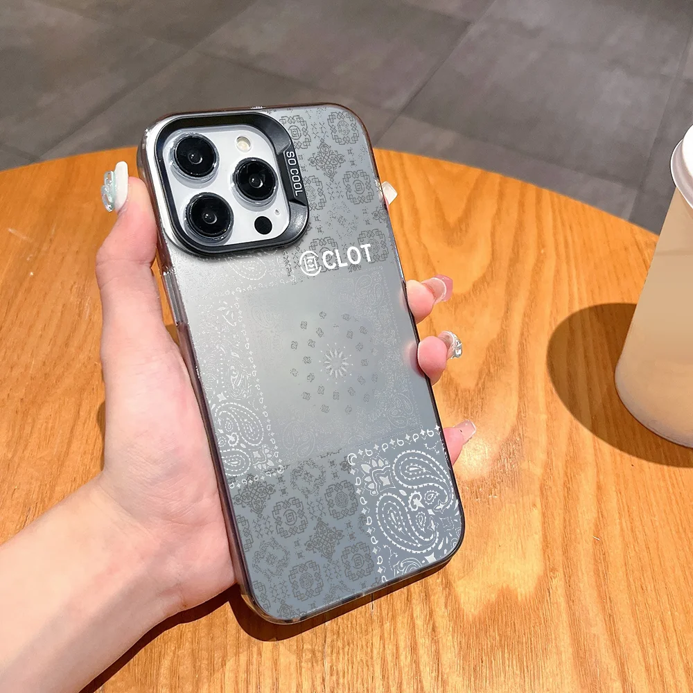 COOL C-CLOTES iPhone 12/11/13/14/15/16 Max/Pro/Plus/Mini対応 スマホケース シルバー lMDaserカラー カバー