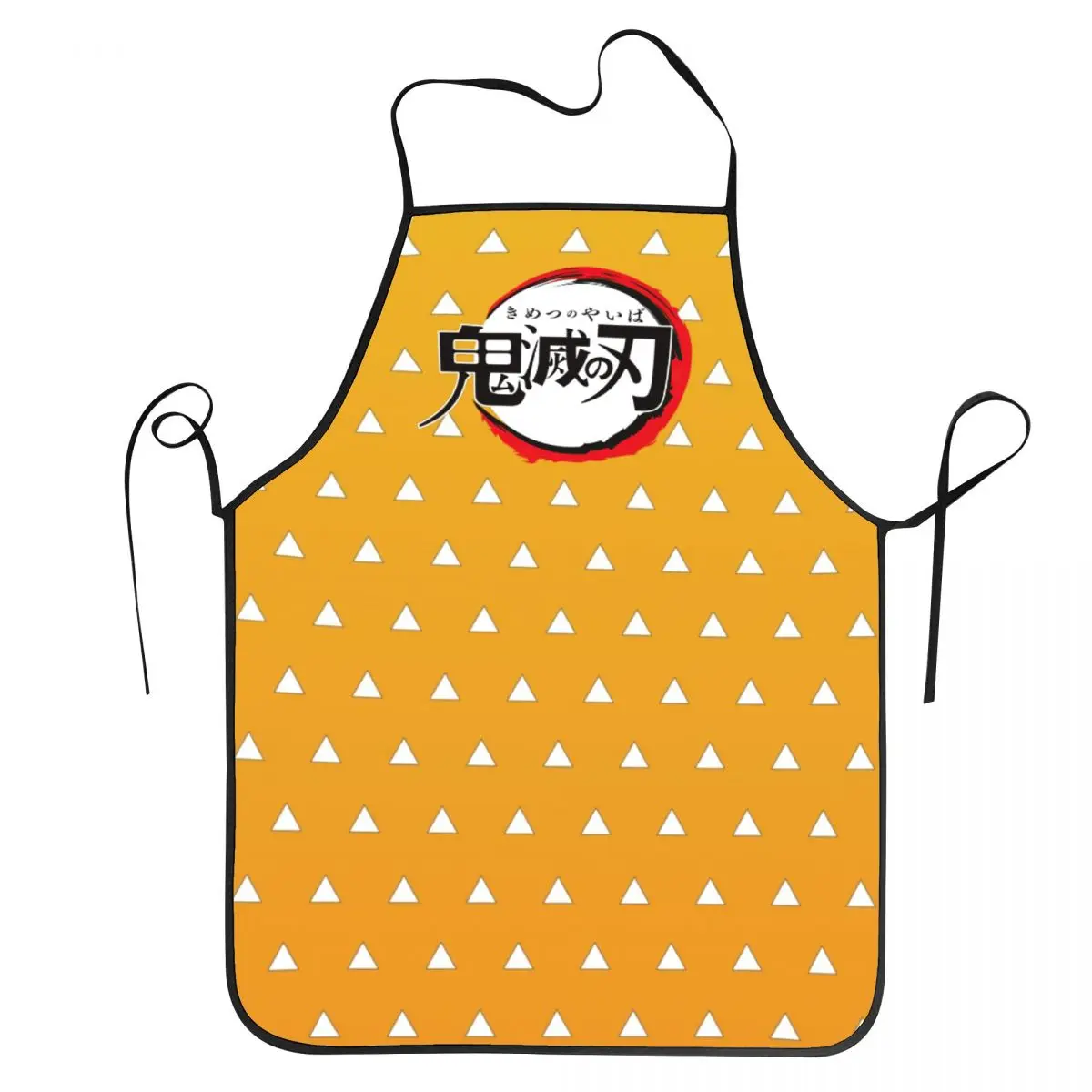 Anime Demon Slayer Zenitsu Apron Men Women Kimetsu No Yaiba Adult Kitchen Chef Bib Tablier Cuisine Cooking Baking Gardening