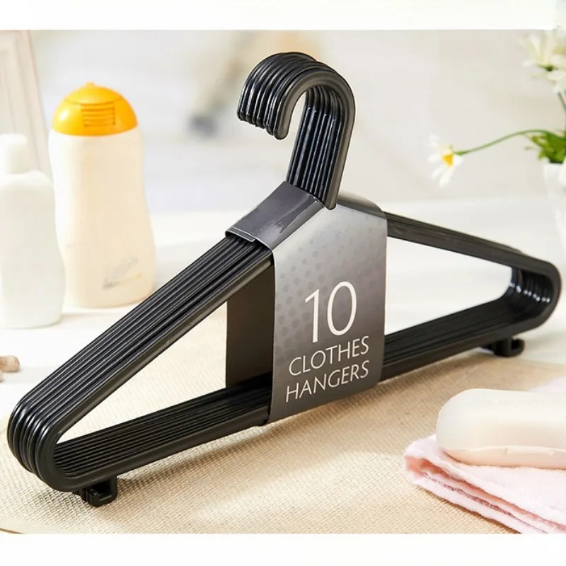 10 Stuks Volwassen Kledij Opknoping Rek Kleding Hanger Antislip Droge Draagbare Huishoudelijke Kleding Dressier Kast Kleerhanger