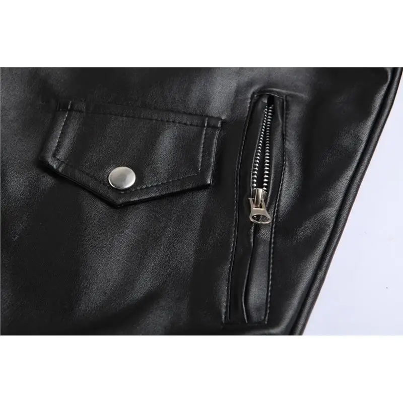 2024 New Street Leather Jacket Men Winter Motorcycle Pu Leahter Jacket Male Stand Collar Casual Windbreaker Slim Coat 4XL