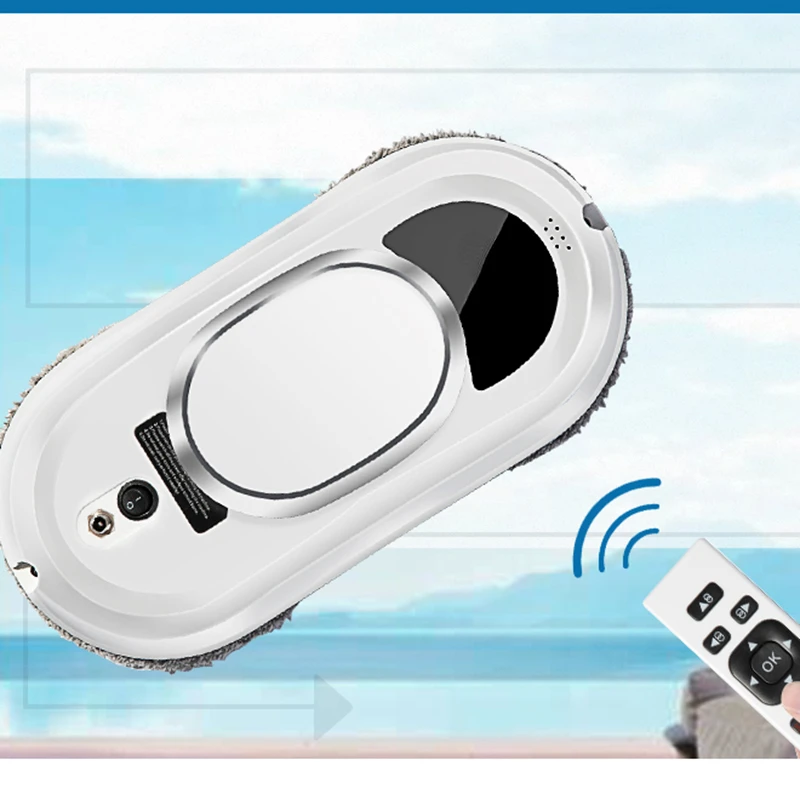 Electric Window Cleaning Robot Vacuum Cleaner Glass limpiacristales Remote Control Water Spraying Window Cleaning Device