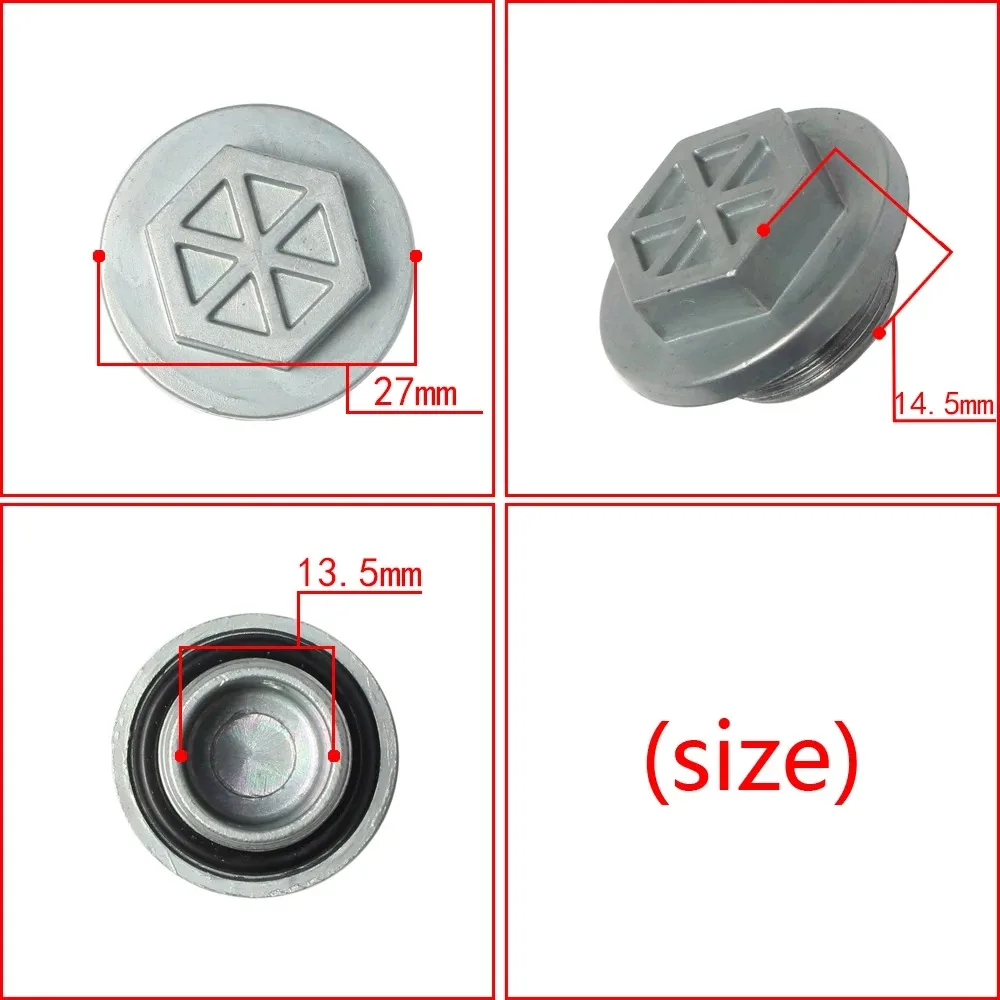 Motorcycle carburetor Float Bowl Screw Plug With O-Ring For Honda Keihin Mikuni Koso Oko Pwk Fcr Yamaha Wr250f Suzuki Rmz250