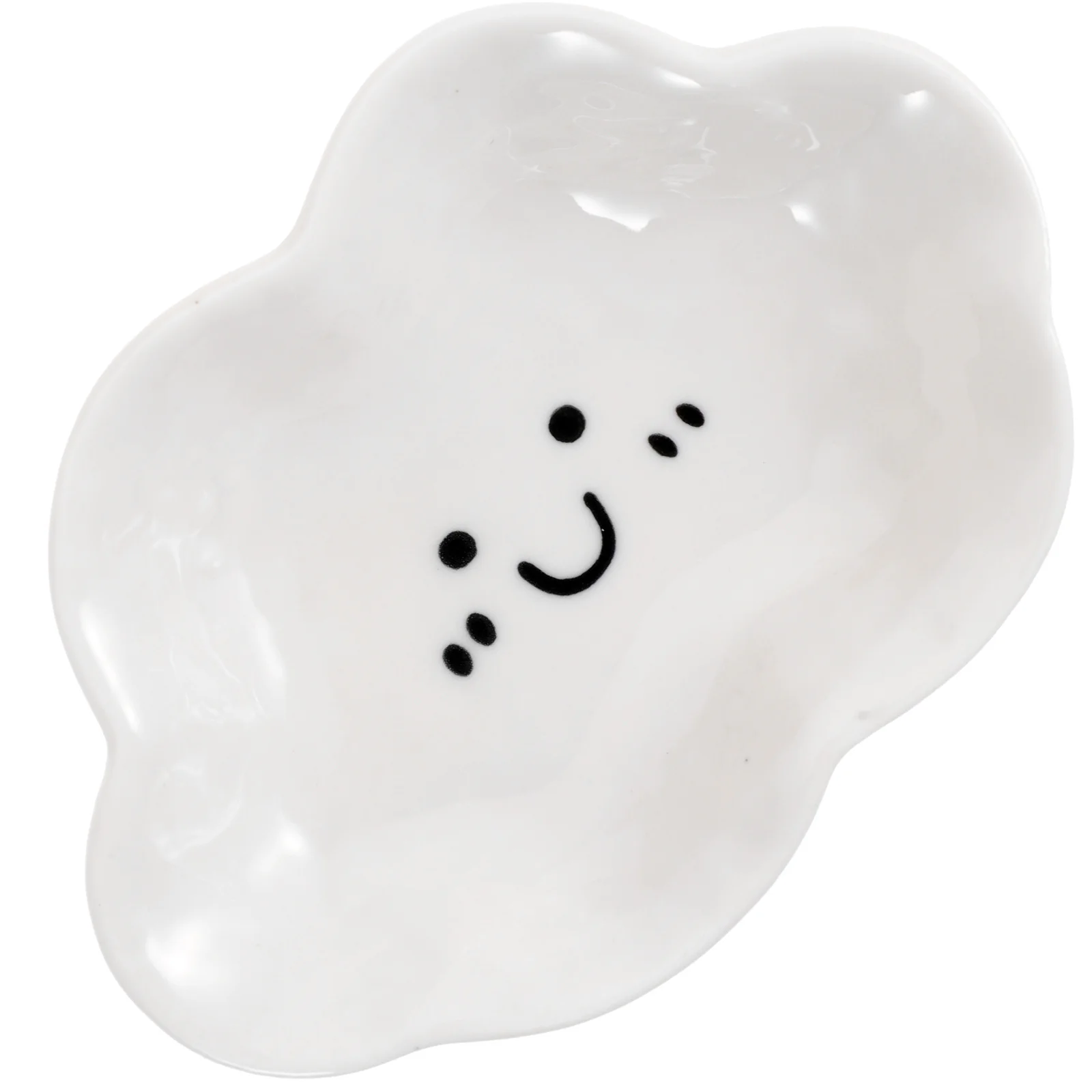 

Cloud Shaped Ceramic Dipping Bowl Thick Sauce Dish for Soy Sauce Ketchup Bbq Snack Serving Table Use Dipping Bowls