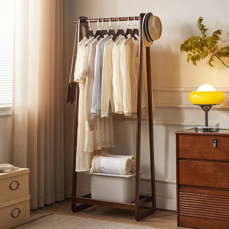 Solid Wood Rack Bedroom Coat All Hanger Floor