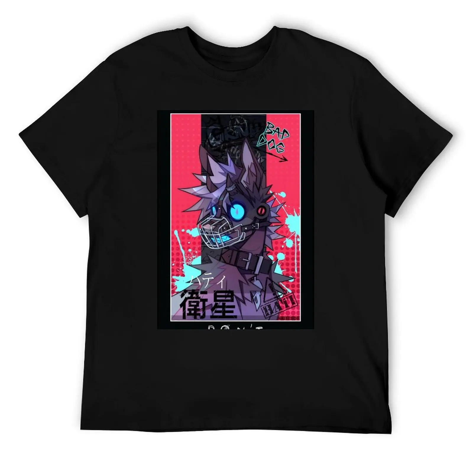 

Hati the Bad Dog T-Shirt cotton t shirt man t shirt man plain T-Shirt