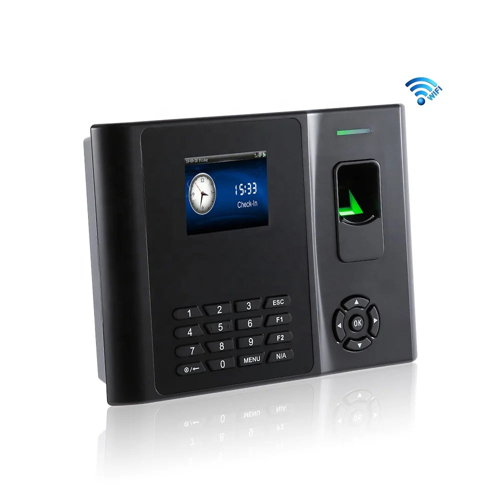 Wireless Fingerprint Biometrics Time Attendance System With Battery And Time Recorder Support WIFI/TCP/IP/USB Port GT200/WIFI