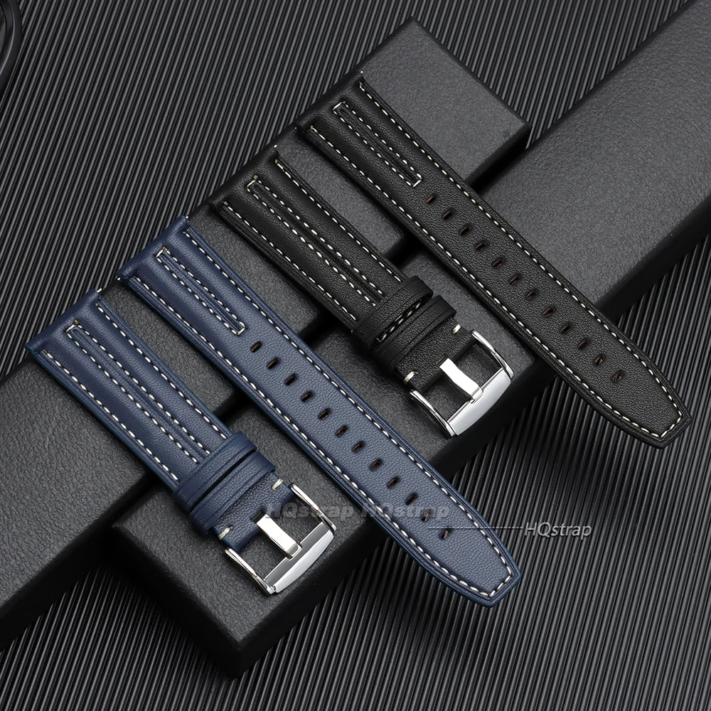 22mm Vintage Leather Watch Ban - Seiko Watches Smartwatch recension och pris