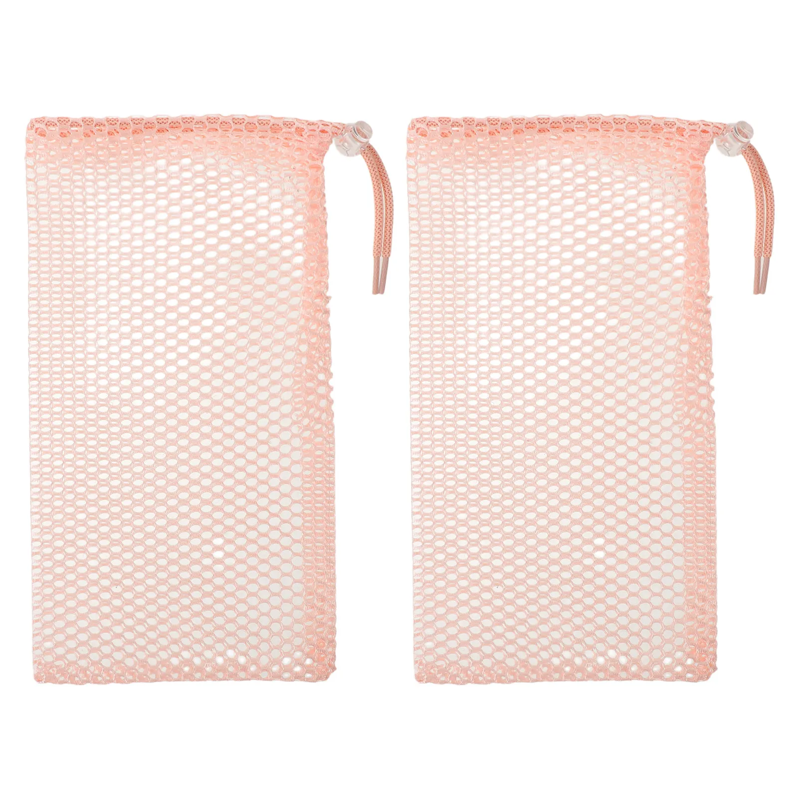 2Pcs Ballet Shoe Organizer Bag Mesh Drawstring Breathable Lightweight Lightweight Dance Pointe Shoe Storage Bag for Women