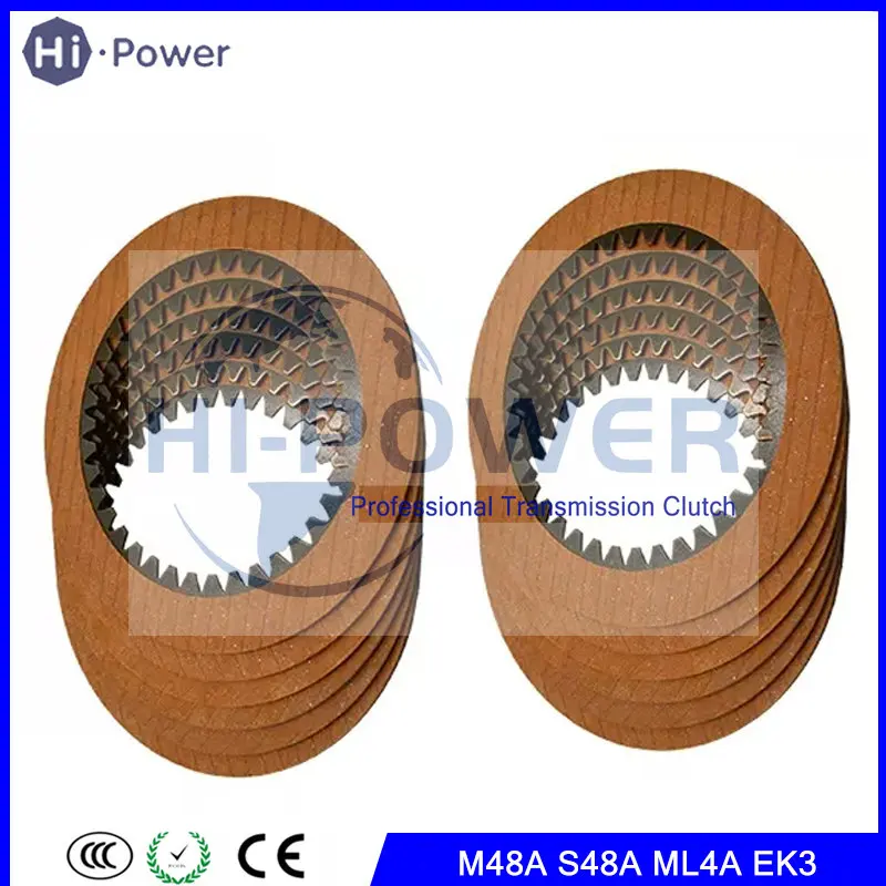 

M48A S48A ML4A EK3 ES5 ES7 ES9 Automatic Transmission Clutch Plates Disc Kit for Honda Civic Gearbox Friction Kit