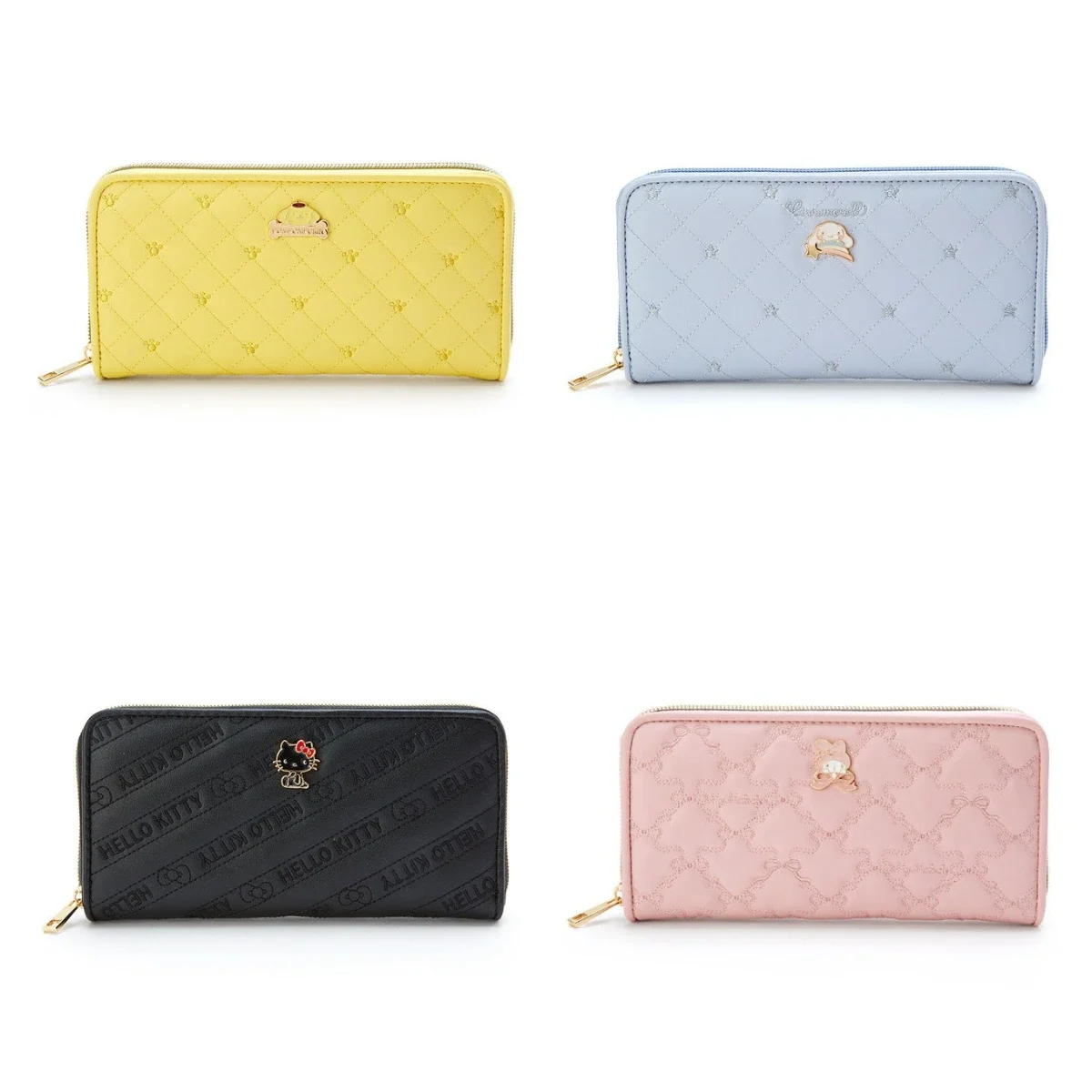 

Sanrio, Hello Kitty Кошелек для монет Cinnamoroll, выходные пакеты My Melody Kuromi, брелок, кошелек для карт, Женский кошелек для монет