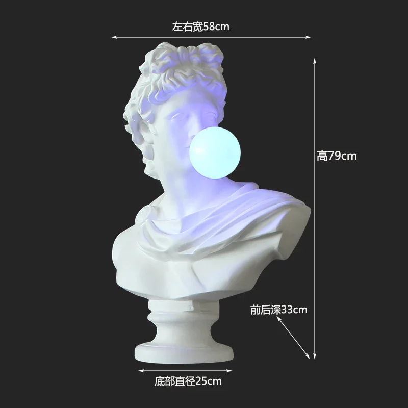 Blowing bubbles and shining avatar ornaments. Bar, shopping mall, hotel, villa, living room lighting sculpture decoration.