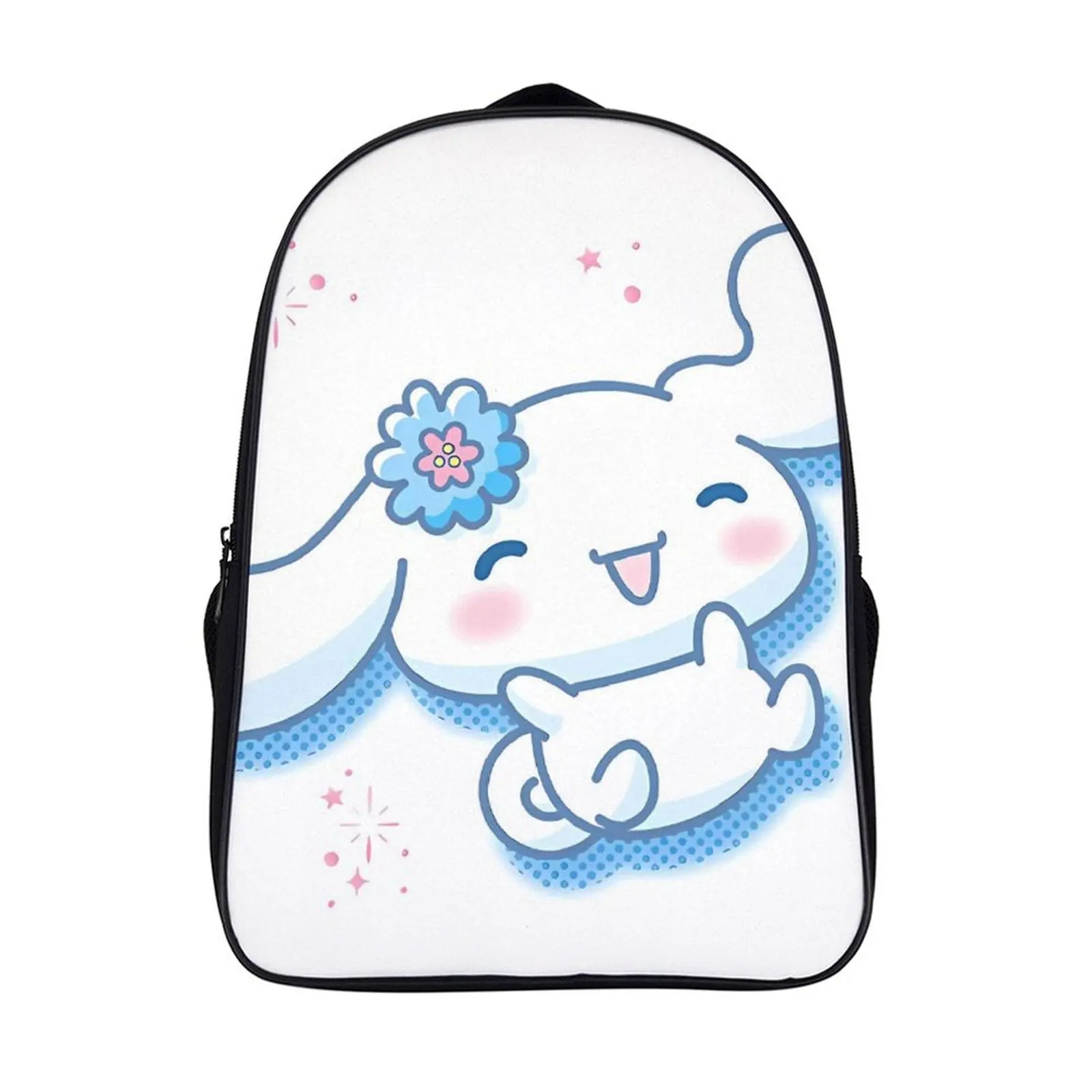 

Fashion Student's Backpack Cartoon Sanrio Cinnamoroll School Bag 16 Inch 2 Compartment Backpack Student Schoolbag