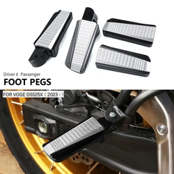 Motorcycle Accessories For VOGE 525 DSX DS525X DS 525 X Foot Pegs Widen Footrest Pad Driver Passenger Foot Rests Pedal Extensio