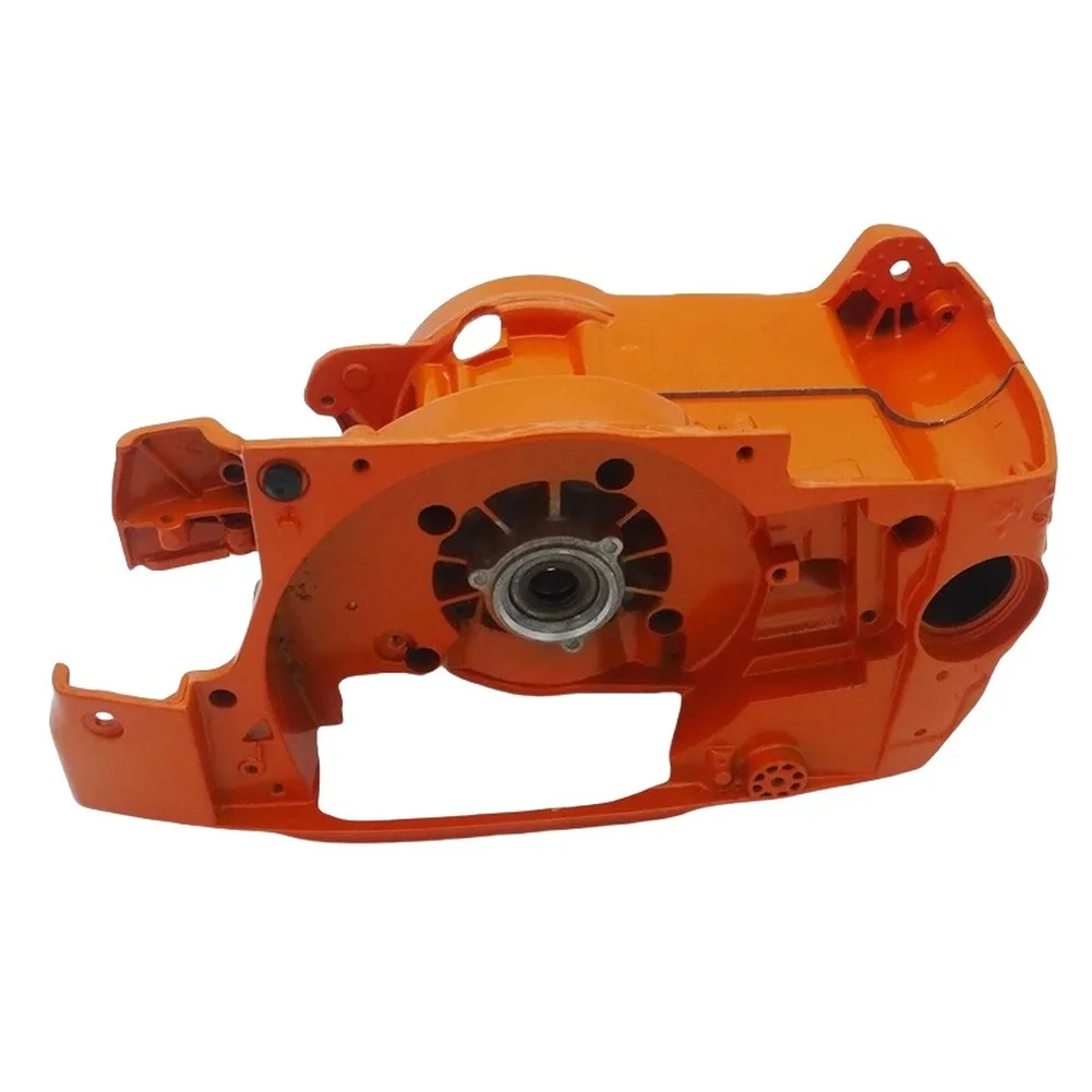 Crankcase Replacement Compatible with 365 372 Fuel Chainsaws Orange Metal Construction Supports Smooth Crankshaft Operation