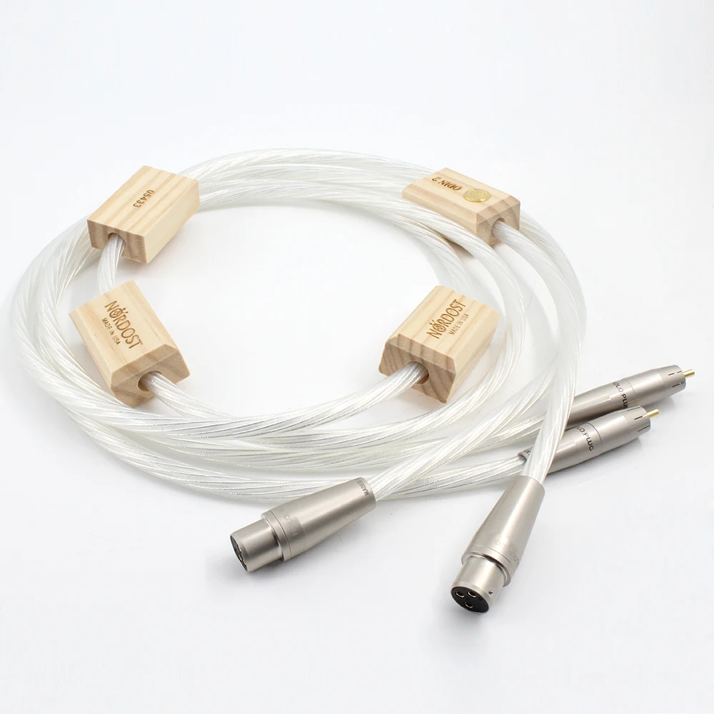 

Pair Nordost Odin 2 RCA Male To XLR Female Plug Audio Cable Interconnect Cable XLR male To RCA male Hifi Audio Cable