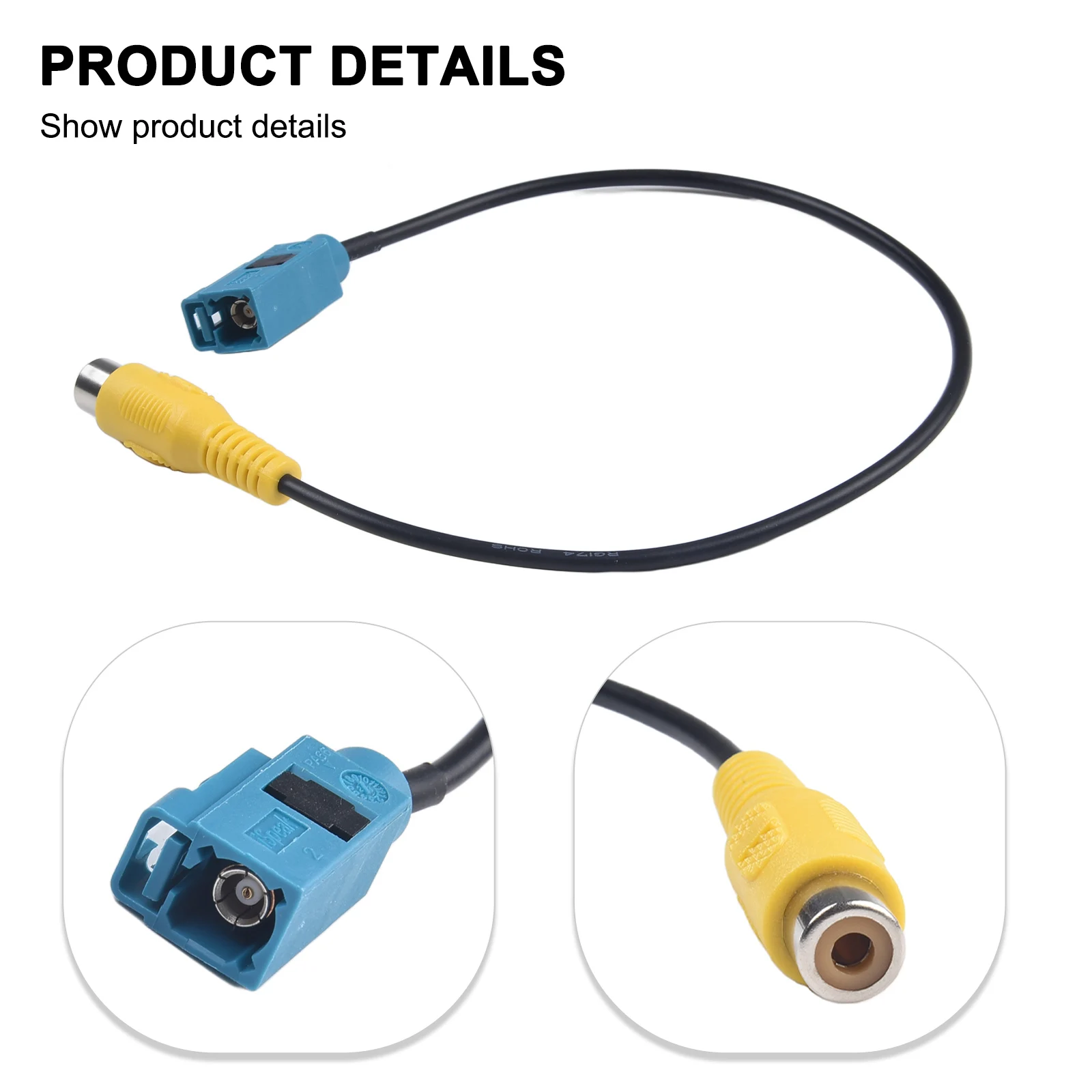 Video Connection Parking Adapter 1pc Accessories Plastic Shell For Mercedes Comand PCM 2.1 PCM 3.0 NTG2.5 NTG4