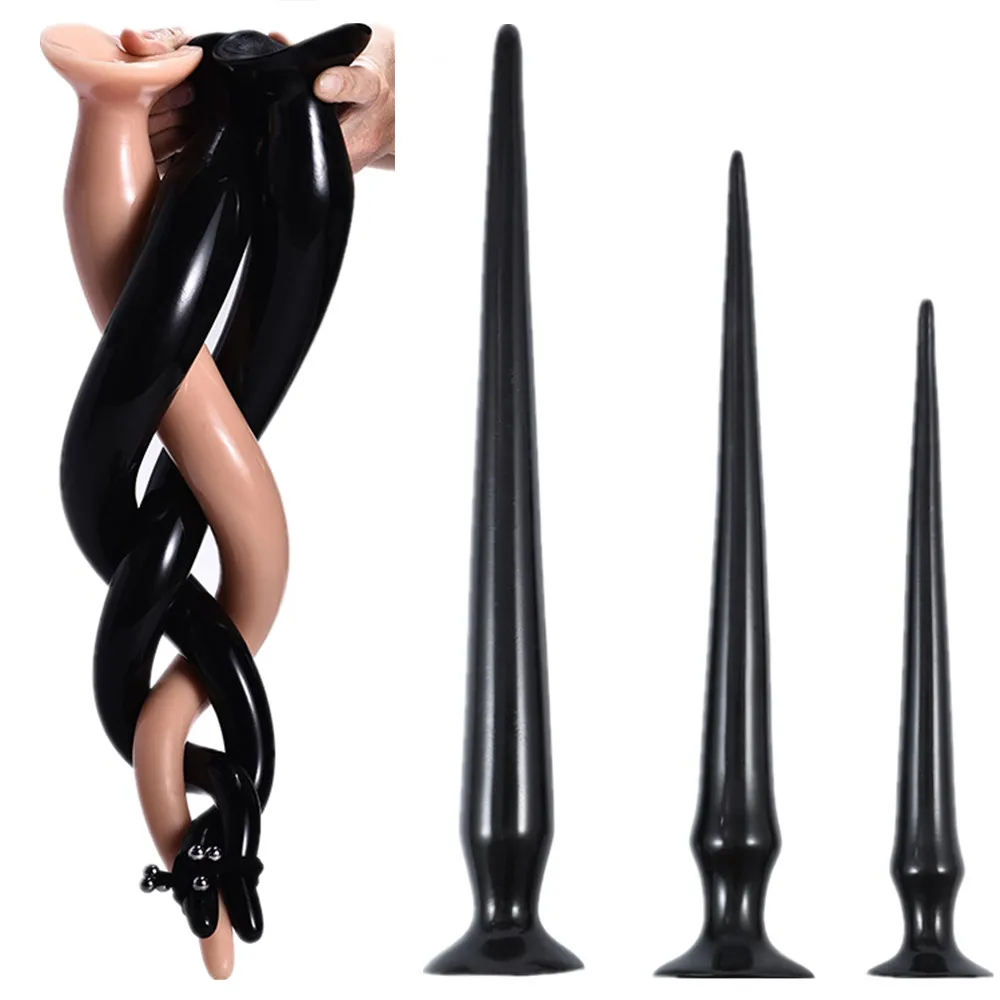 50cm Long Vagina Dildo With Suction Cup Anal Plug Prostate Massage Anus Dilator Stimulate Sex Toys For Adults Masturbation Tool