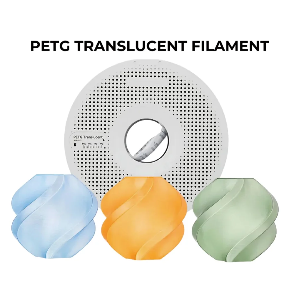Filamento PETG Traslucido Orig - Petg Filament recensione e prezzo