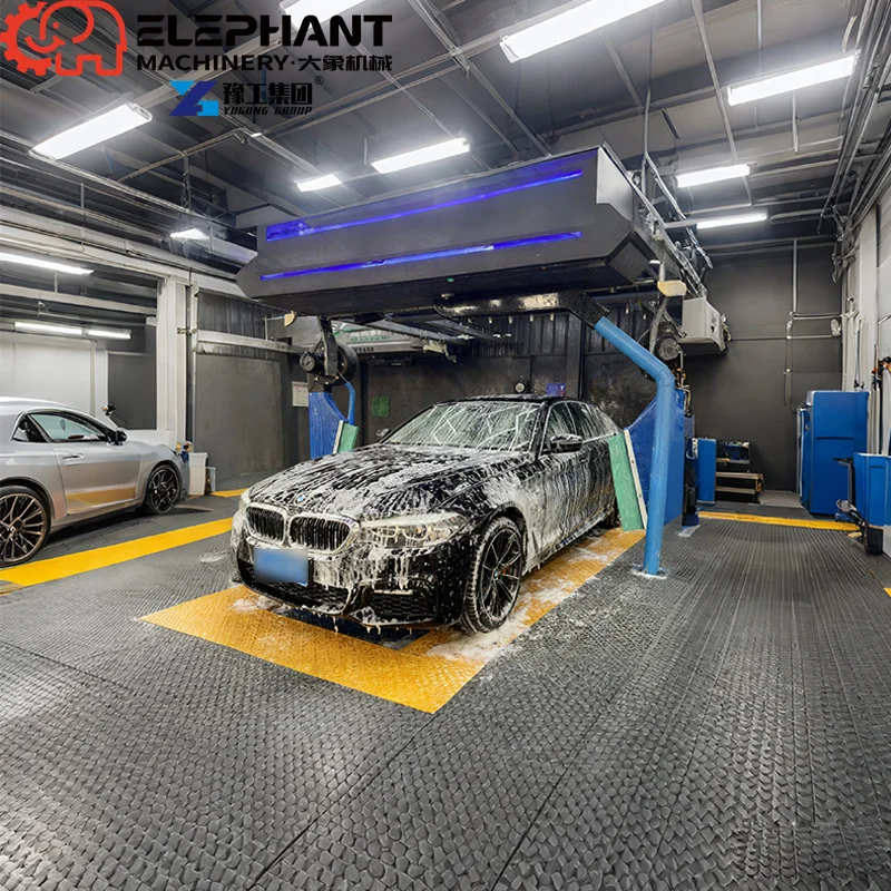 360 Full Automatic Electric Car Wash Machine System Brushless Touchless Dryer Stainless Steel 8MPa Pressure 3-Year Warranty Cars