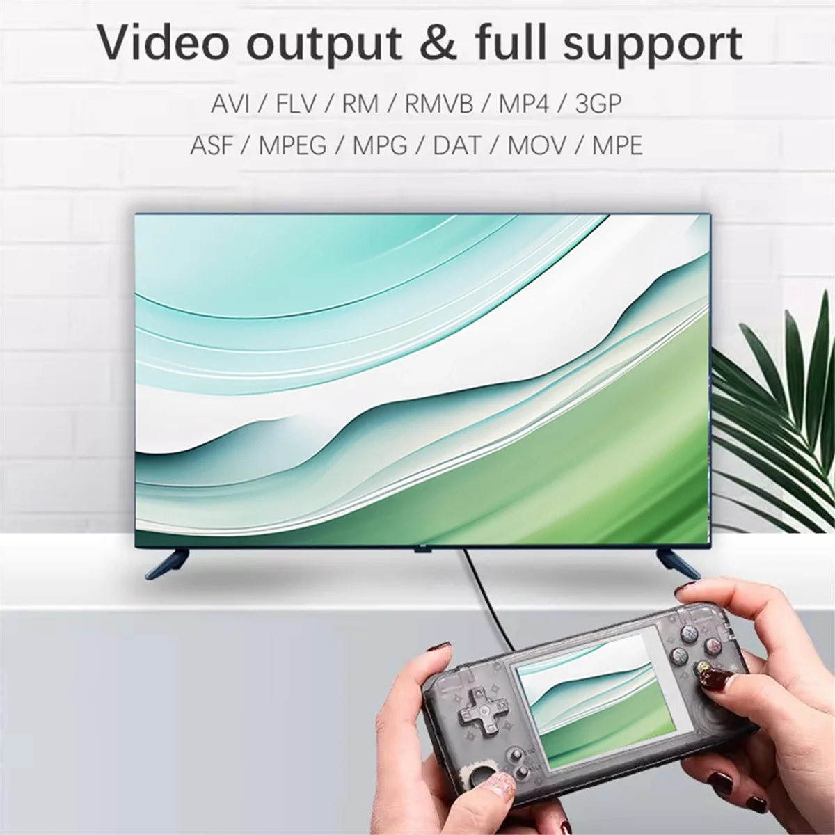 ADEGBO-verbeterde draagbare retro-gameconsole 3000 games 360-graden bedieningsjoystick