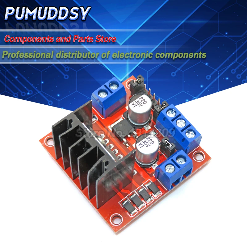 1PCS New Dual H Bridge DC Stepper Motor Drive Controller Board Module L298N MOTOR DRIVER new