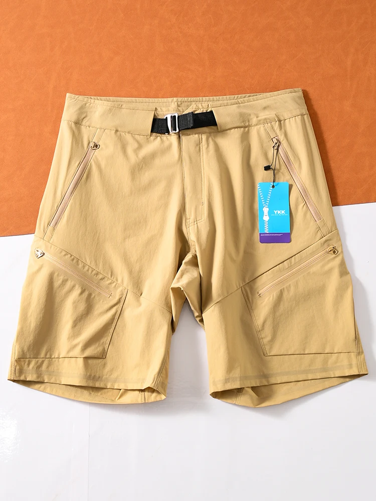 

Outdoor Men's Lightweight Qui Dry Belted Casual Workwear orts Five-Quarter Length Faionable Urban Sle Summer Pants