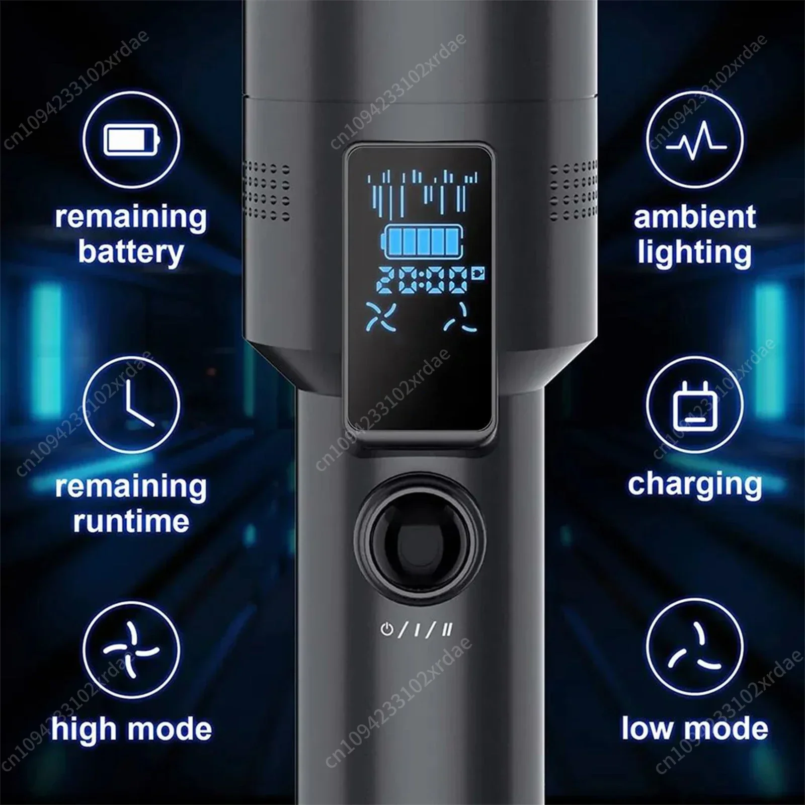 

В наличии H2-BLDC100W 13KPA Ручной беспроводной пылесос USB Type-C с портом зарядки Автомобильный пылесос Маленький пылесос