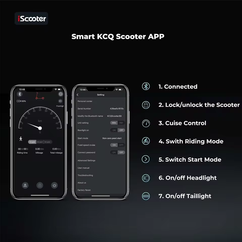 IScooter-patinete eléctrico i9 para adultos