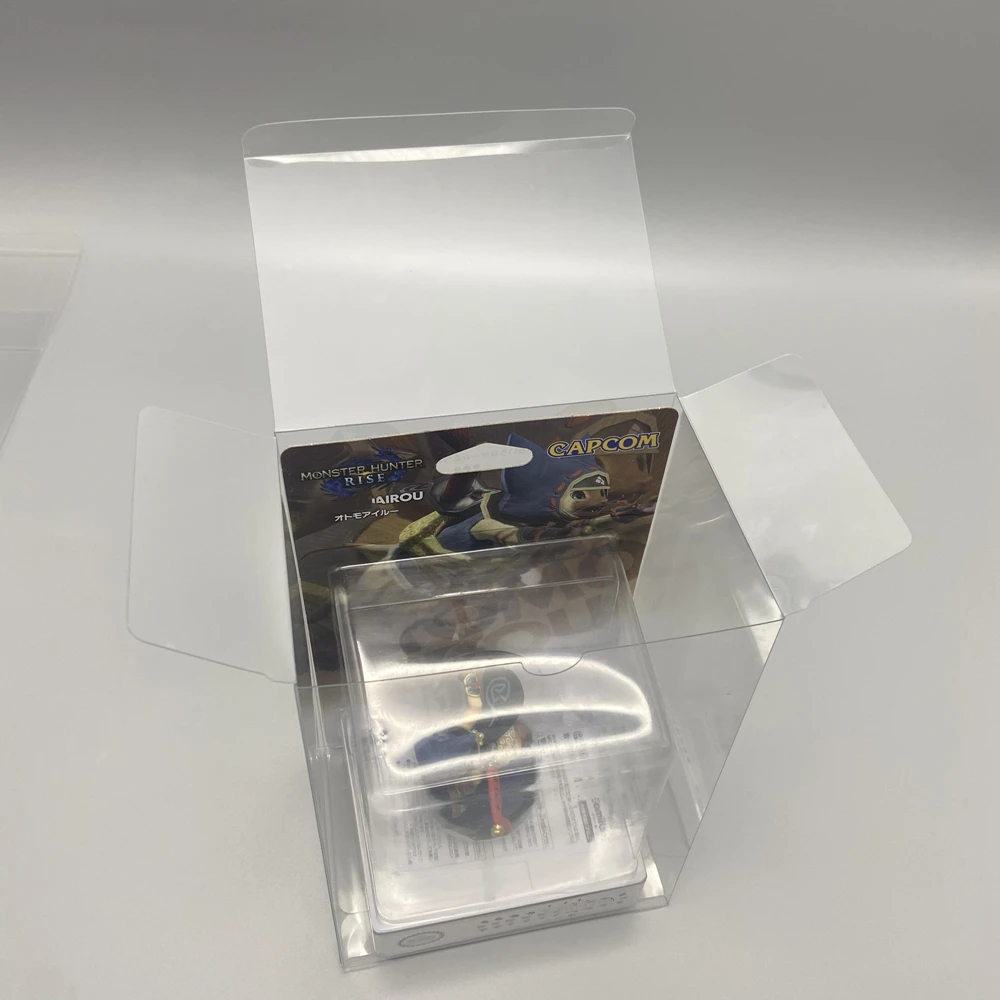 Collection Display Box For Amiibo/Monster Hunter Rise Game Storage Transparent Boxes TEP Shell Clear Collect Case