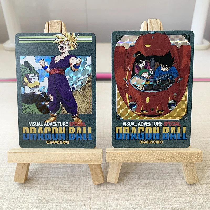 Anime Dragon Ball DIY ACG Cell Gohan Chichi Bejita Piccolo Kampfspiel Brechung Sammelkarten Spielzeug für Jungen Geburtstagsgeschenke